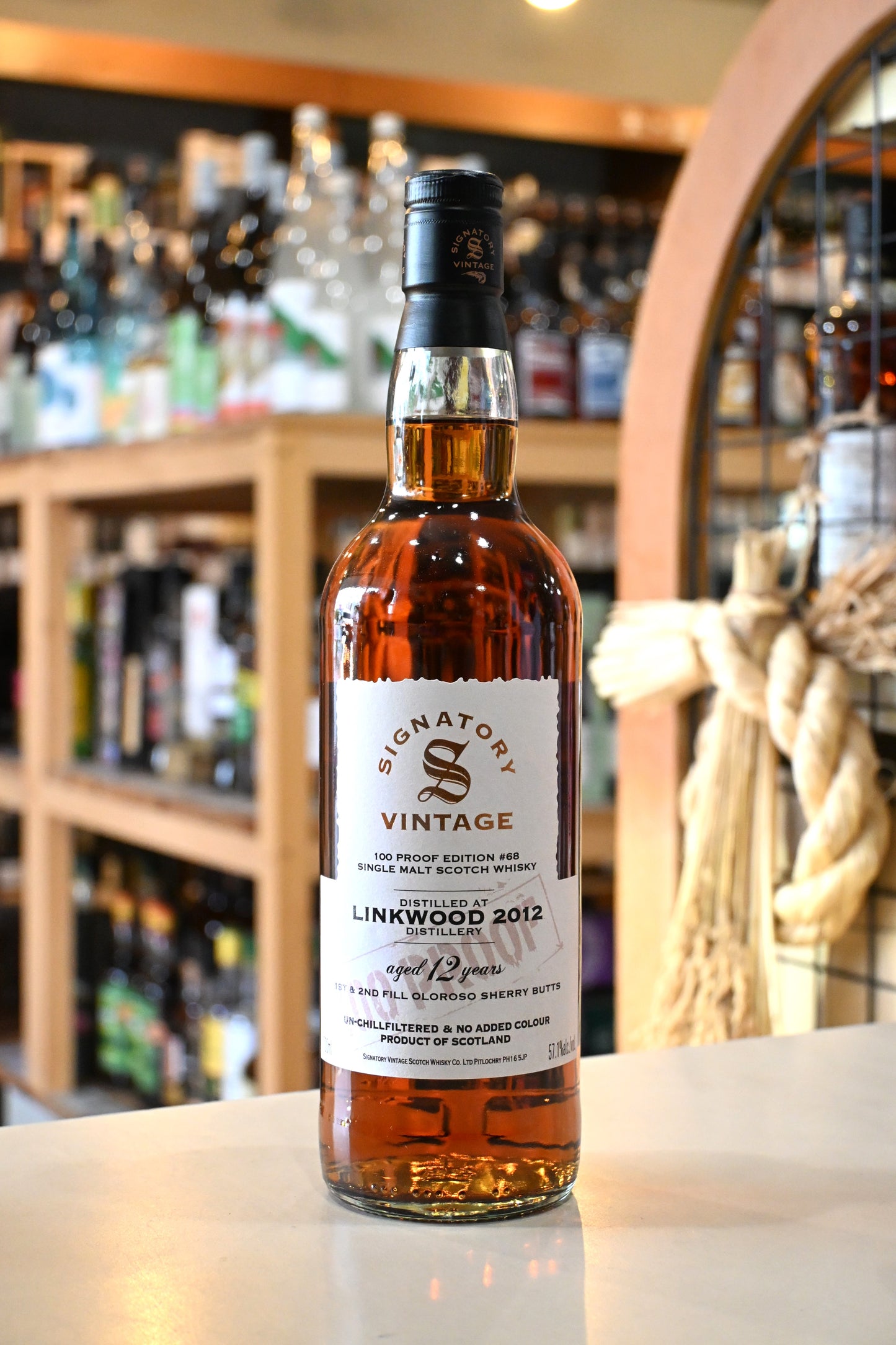 シグナトリーヴィンテージ リンクウッド 2012 12年 100プルーフ　SIGNATORY VINTAGE LINKWOOD 2012 AGED 12 YEARS 100PROOF