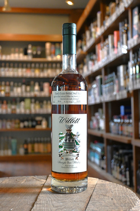 ウィレット ファミリーエステート ライ 4年 スモールバッチ  56.4% 112.8 プルーフ　WILLETT FAMILY ESTATE RYE WHISKY Aged 4 Years SMALL BATCH 56.4% 112.8 Proof