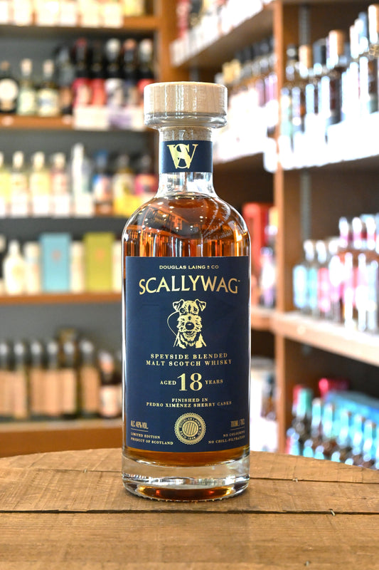 スカリーワグ シェリーカスクフィニッシュ 18年 ダグラスレイン　SCALLYWAG AGED 18 YEARS SHERRY CASKS DOUGLAS LAING'S　BLENDED MALT - 北海道根本商店