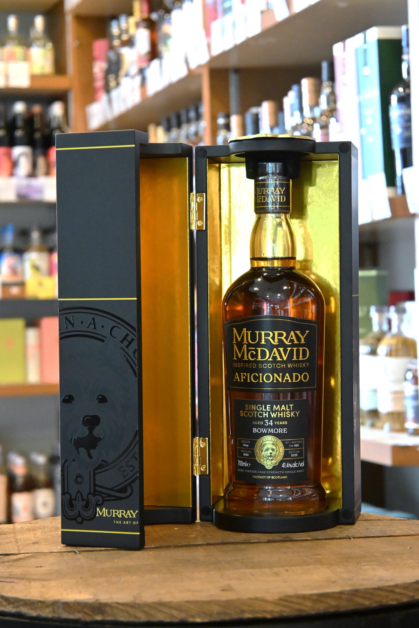 ボウモア1990 34年 AFICIONADOシリーズ マーレイ・マクダヴィッド　BOWMORE  1990 Aged 34 Years AFICIONADO MURRAY Mc DAVID