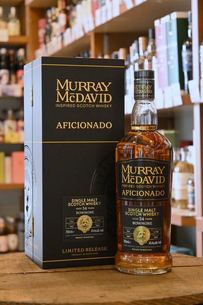 ボウモア1990 34年 AFICIONADOシリーズ マーレイ・マクダヴィッド　BOWMORE  1990 Aged 34 Years AFICIONADO MURRAY Mc DAVID