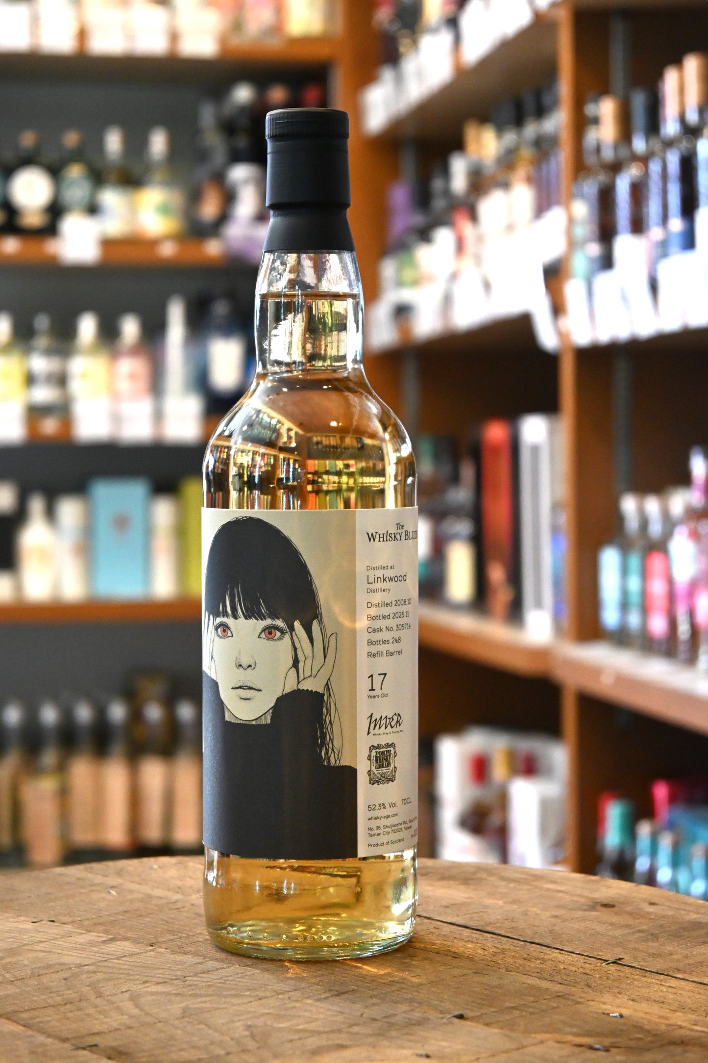 リンクウッド2008 17年 ザ・ウイスキーブルース　 LINKWOOD 2008 AGED 17 YEARS THE WHISKY BLUES