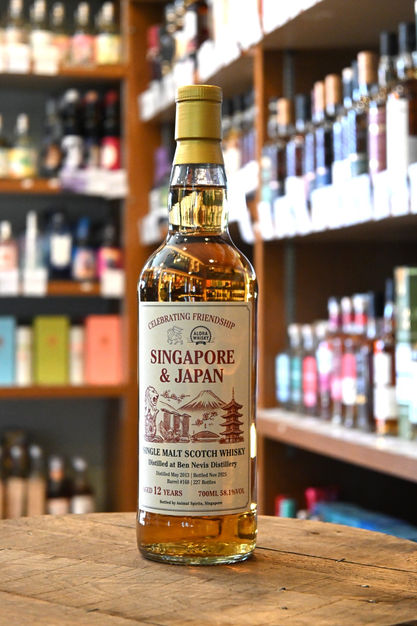 ベンネヴィス 12年 2013 アニマルスピリッツ＆アロハウイスキーバー ジョイントボトリング　BEN NEVIS Aged 12 Years 2013 Animal Sprits & ALOHA WHISKY