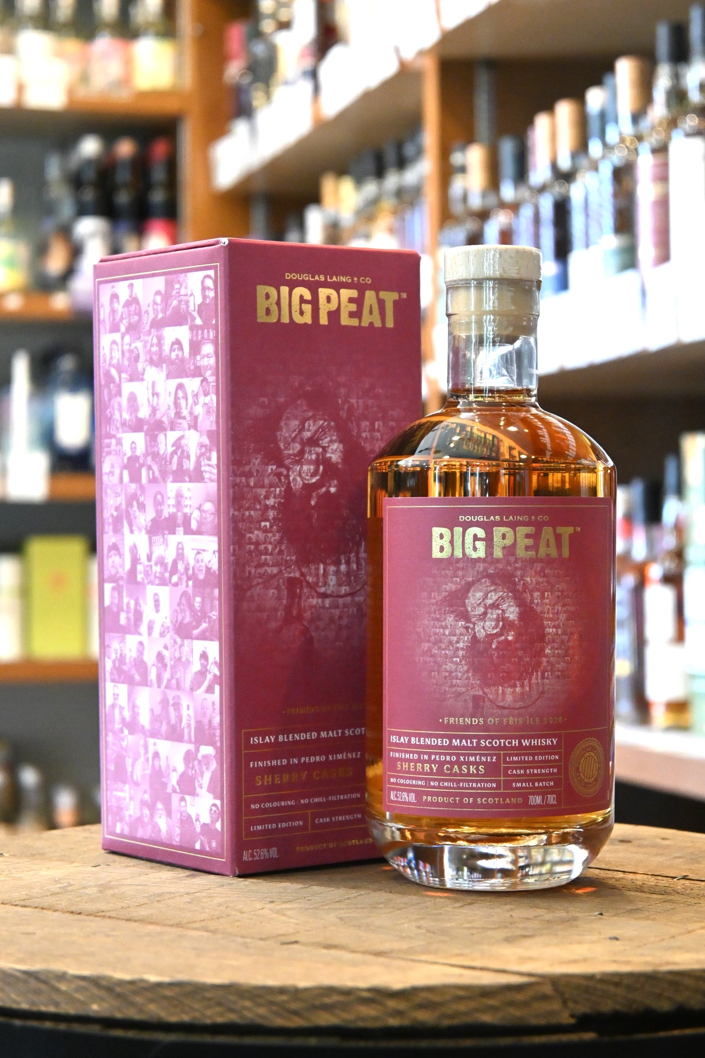 ダグラスレイン ビッグピート アイラフェス 2026 ペドロヒメネスシェリーフィニッシュ　DOUGLAS LAING BIG PEAT ISLAY FES 2026 PX SHERRY CASK FINISH