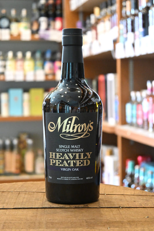 ミルロイズ ヘビーリーピーテッド バージンオーク バッチ1　Milroy's Heavily Peated Virgin Oak Batch 1