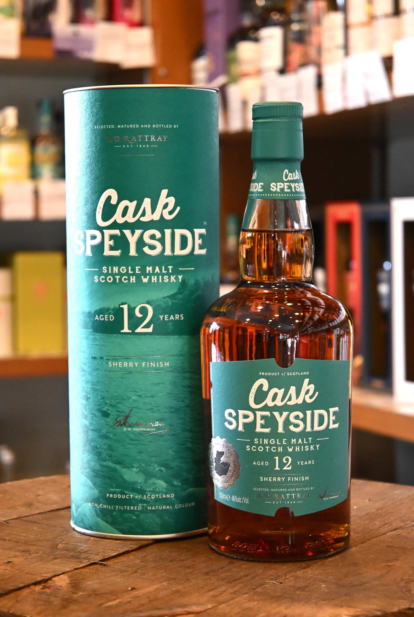 ＡＤラトレー　カスクスペイサイド 12年　シェリーフィニッシュ　Cask SPEYSIDE SINGLE MALT AGED 12 YEARS A.D.RATTRAY