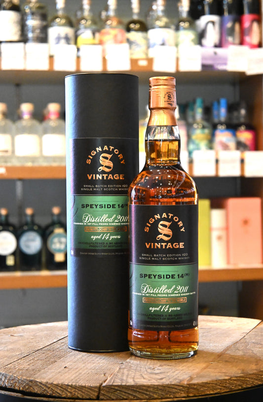 シグナトリー・ヴィンテージ シークレット スペイサイド14(M) 14年 2011 スモールバッチ　48.2% 　SIGNATORY VINTAGE SPEYSIDE14(M] AGED 14 YEARS Small Batch