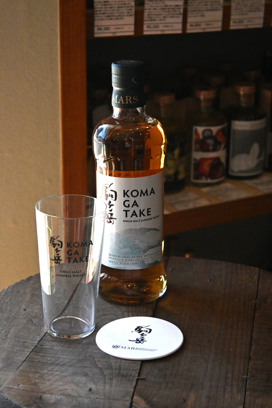 【グラス＆コースター付】シングルモルト駒ヶ岳  single malt komagatake