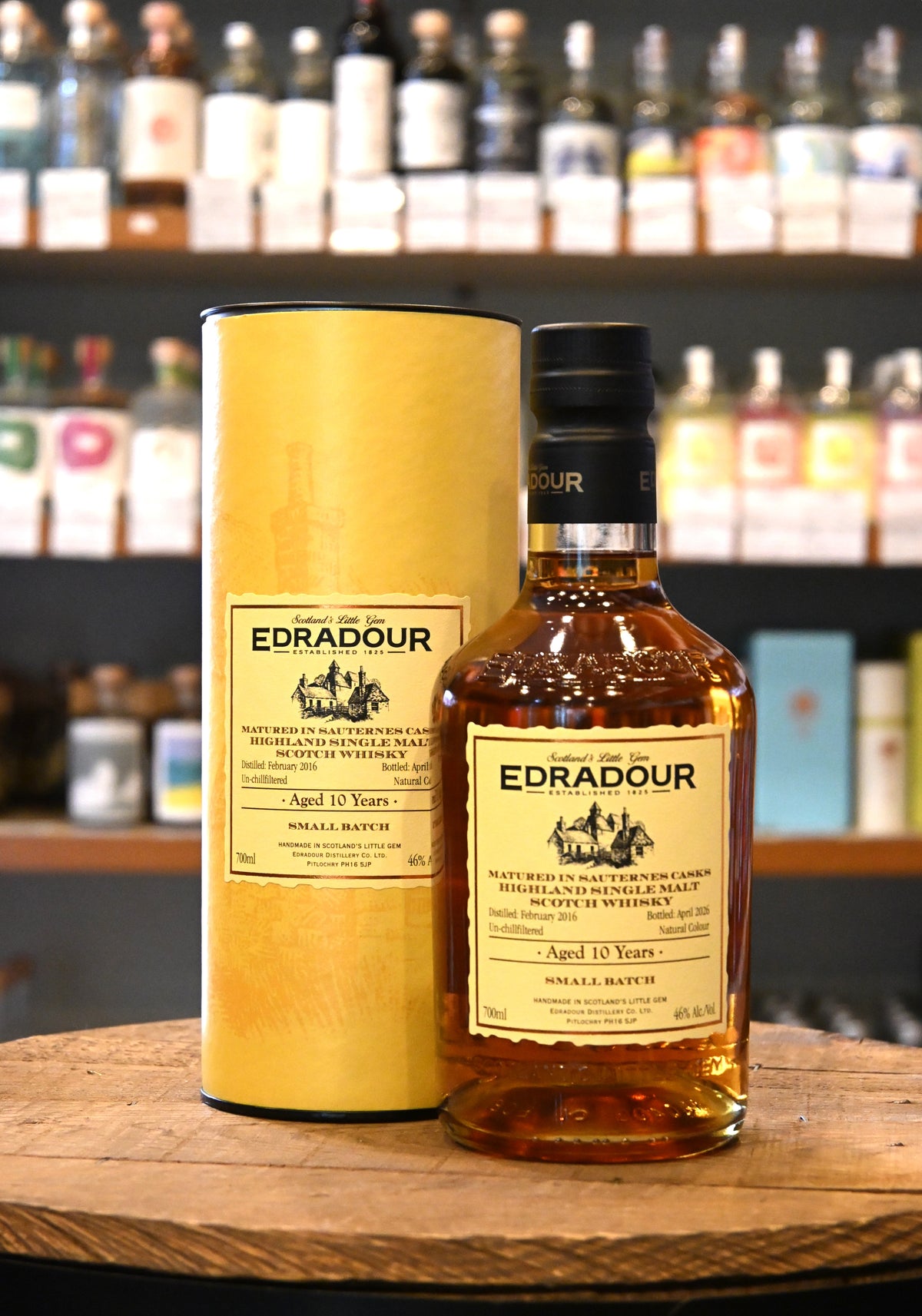 エドラダワー 10年 2016　ソーテルヌカスクマチュアード　46度 Edradour 10yo 2016 1st Fill Sauternes Hogshead