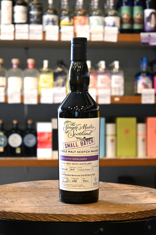 SMOS　スモールバッチ　ベンネヴィス2019　6年　ヘビリーピーテッド　48%　700㎖ SMOS Small Batch Ben Nevis 2019 6yo Heavily Peated 1st Fill Bourbon Barrels & 2nd Fill Sherry Butt