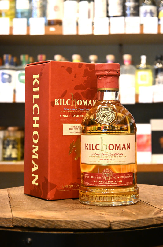 キルホーマン10年　2015　100％アイラ　バーボンバレル　56.4%　700㎖ Kilhoman 10yo 2015 100%Islay Bourbon Barrel