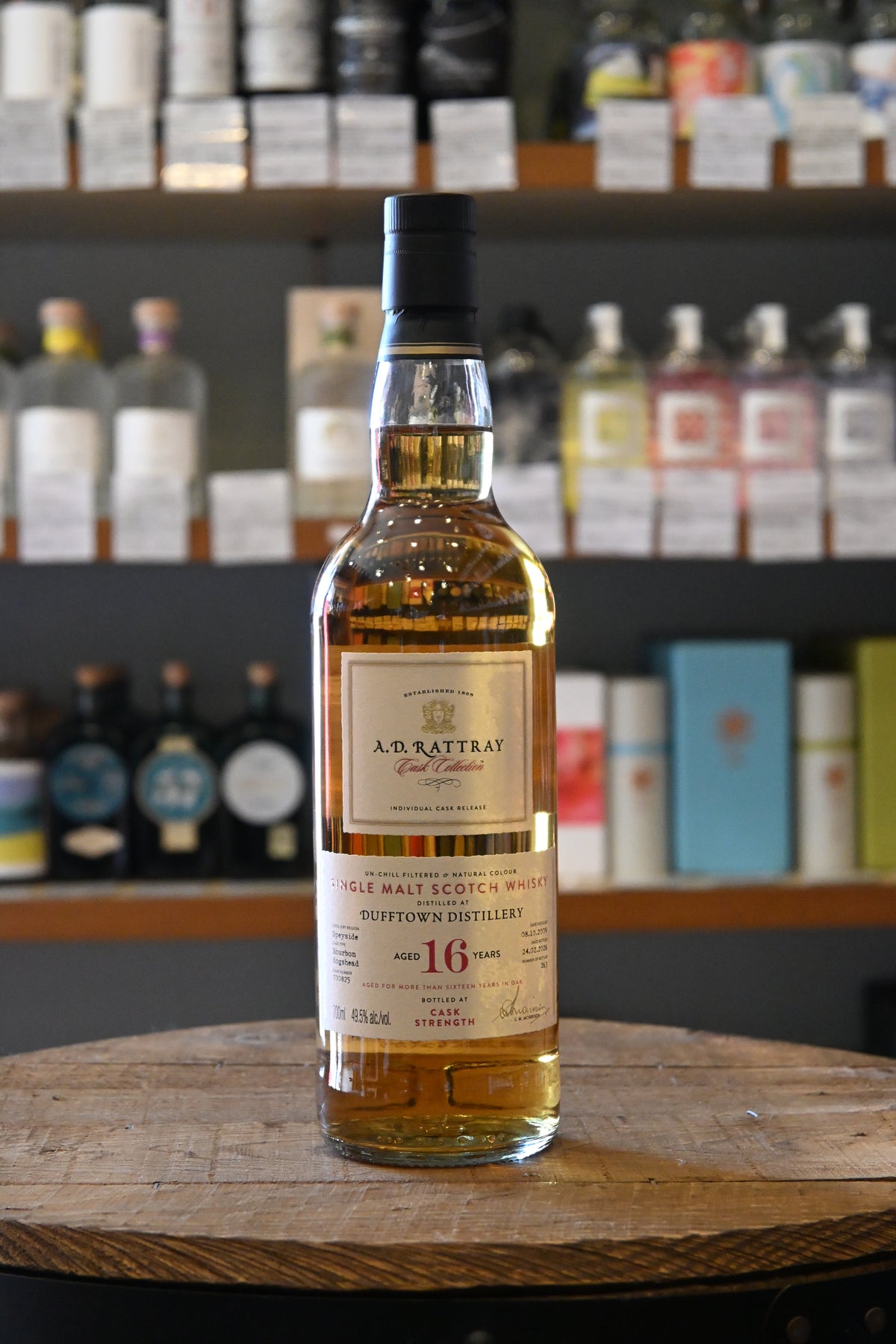 ADラトレー カスクコレクション ダフタウン 2009 16年 700ml 49.5%A.D. Rattray Dufftown 2009 16 Year Old Bourbon Hogshead