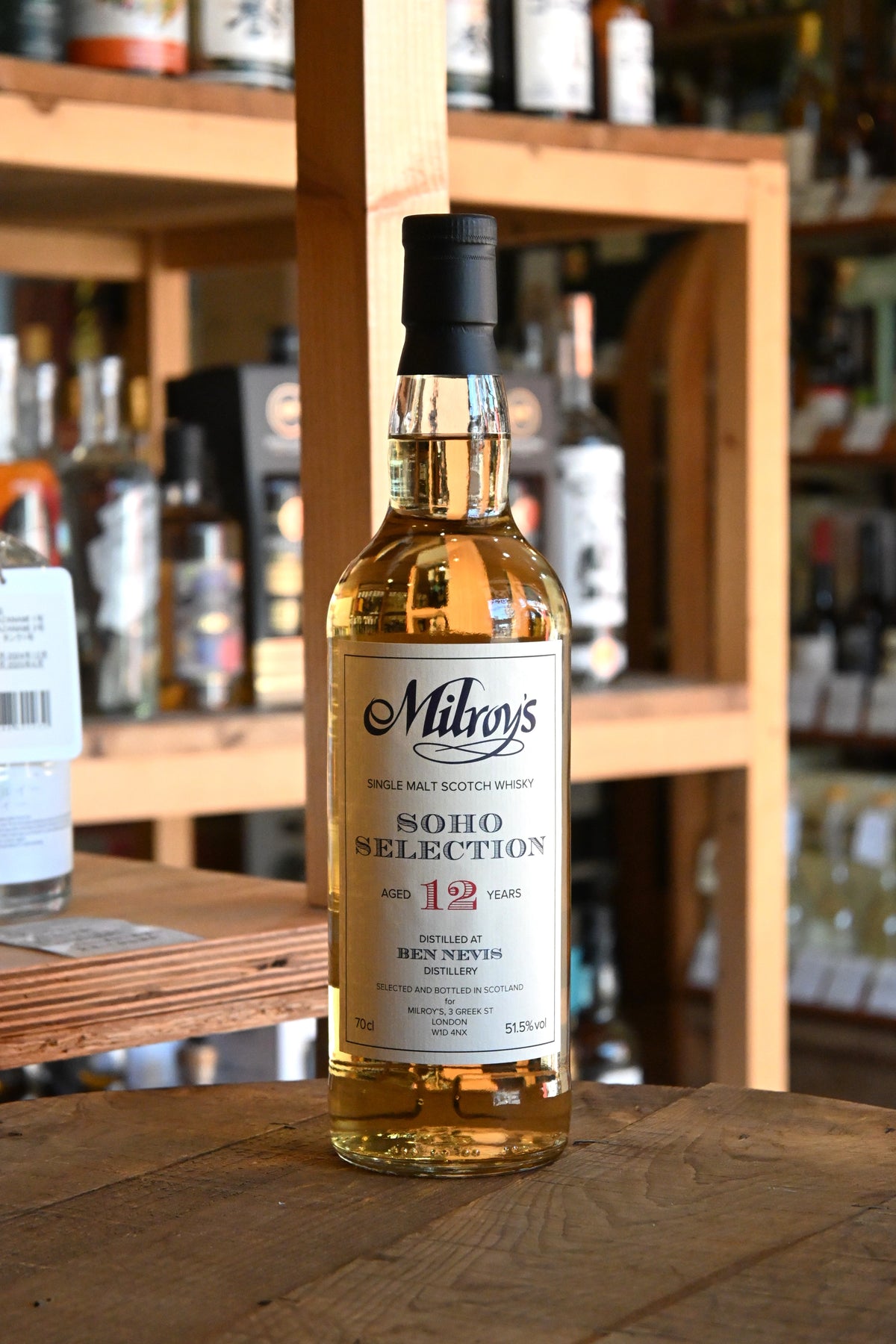 ベンネヴィス 12年 ミルロイズ ソーホーセレクション　Ben Nevis Aged 12 Years Milroy's Soho selection