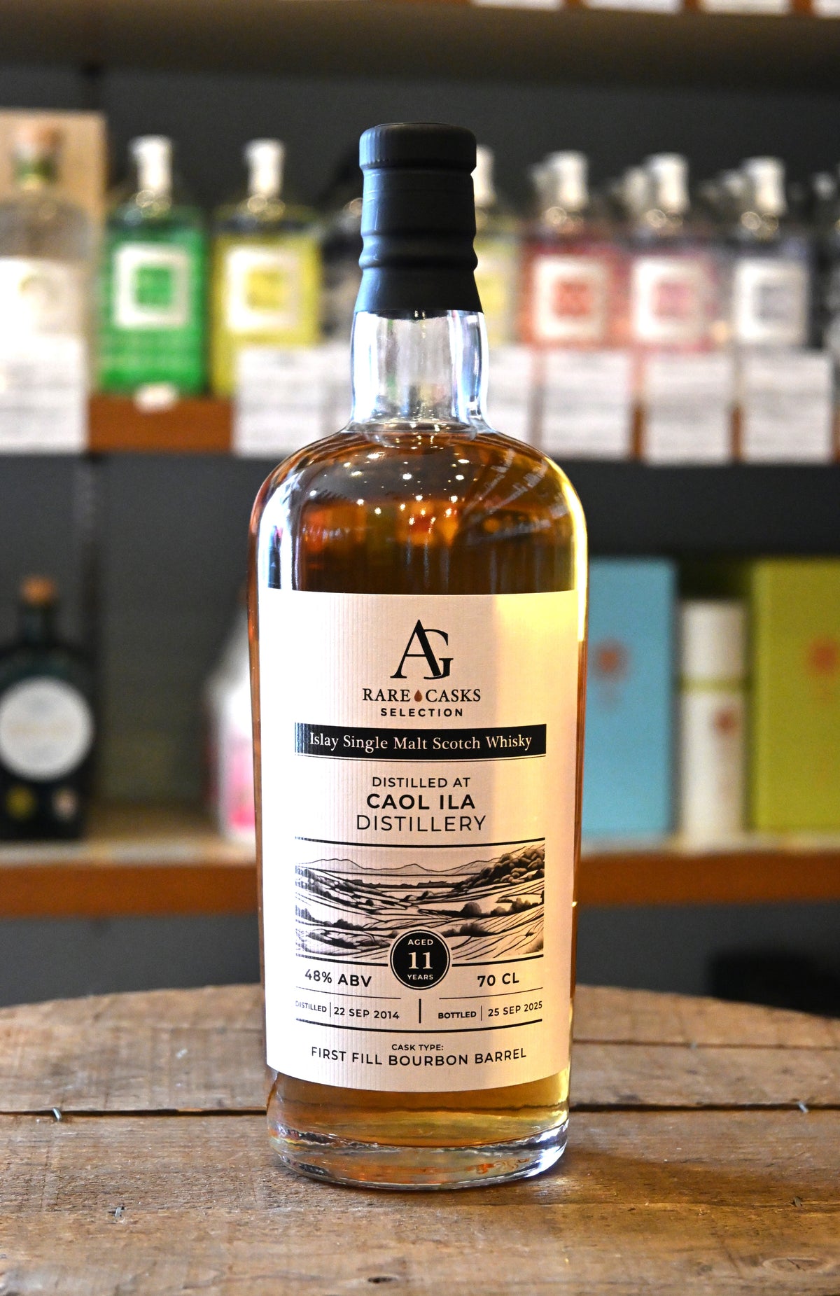 A&G　レアカスクコレクション　カリラ2014　11年　48%　700㎖ A&G Rare Cask Selection Caol Ila 2014 11yo 1st Fill Bourbon