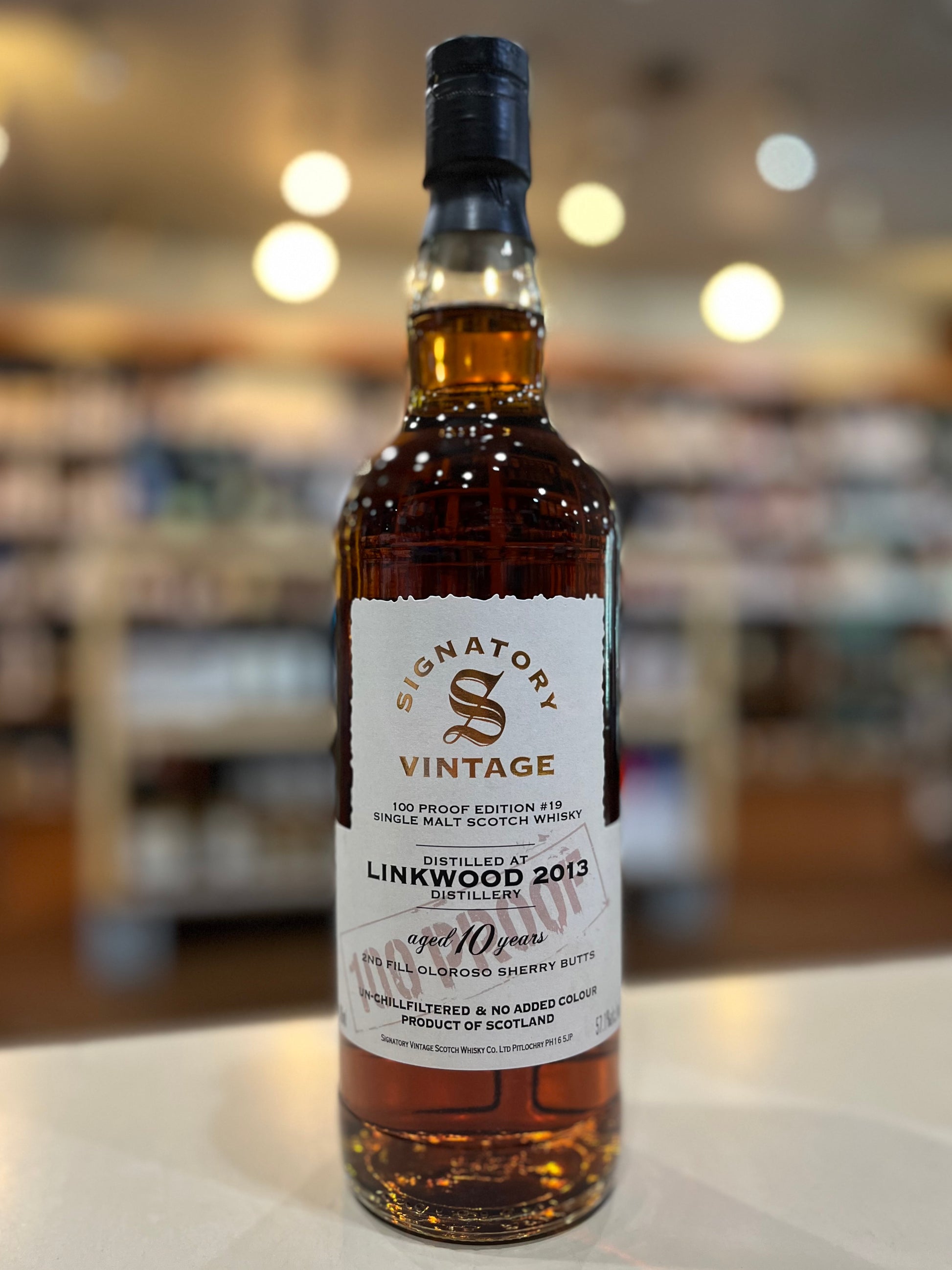 シグナトリー・ヴィンテージ　100プルーフシリーズ　リンクウッド 2013 10年 57.1% 　SIGNATORY VINTAGE 100PROOF LINKWOOD AGED 10 YEARS