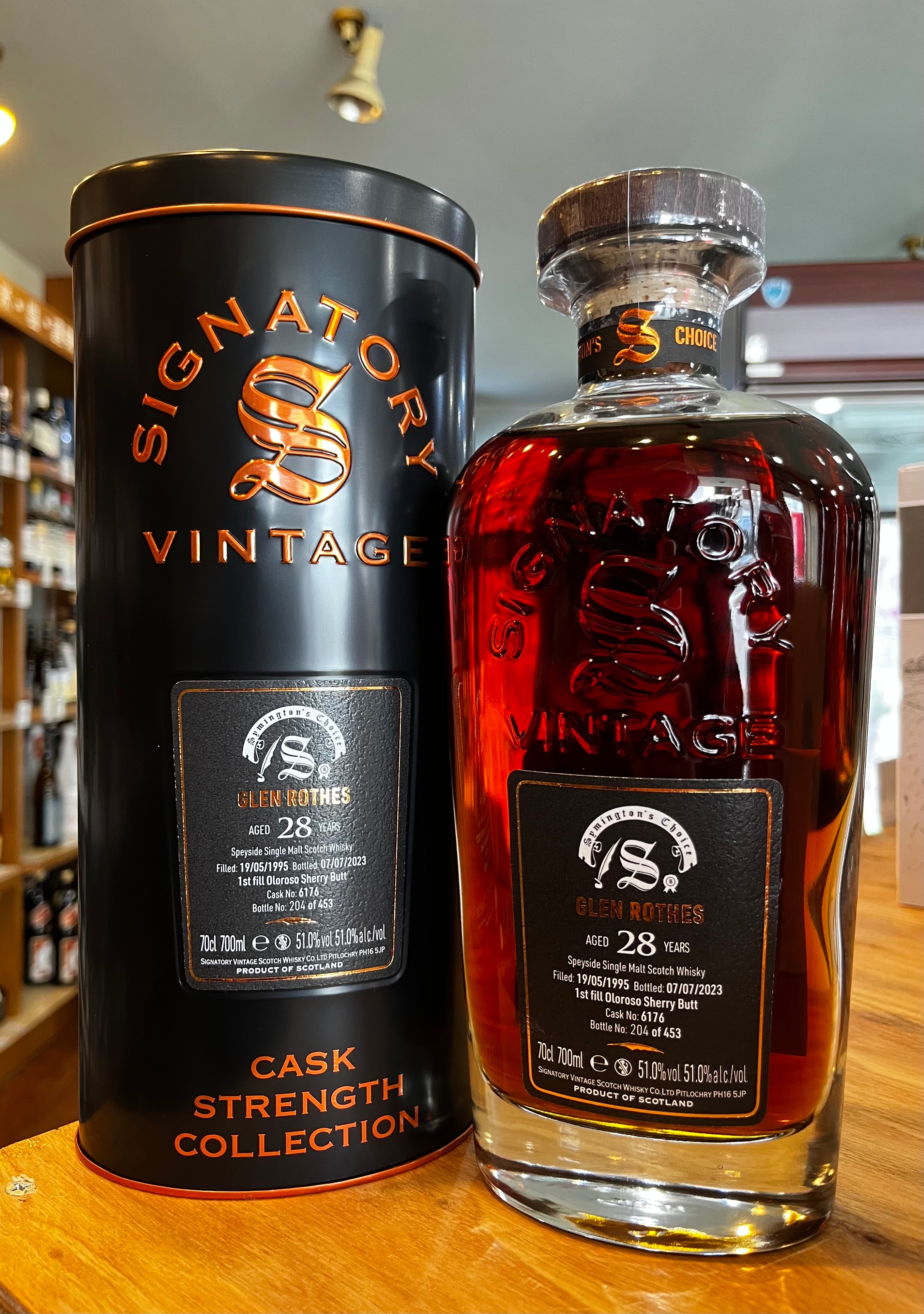 グレンロセス 1995 28年　シグナトリーヴィンテージ カスクストレングス　サイミントンズチョイス　GLEN ROTHES　1995　AGED 28  YEARS　SIGNATORY VINTAGE CASK STRENGTH COLLECTION　Symington`s　Choice