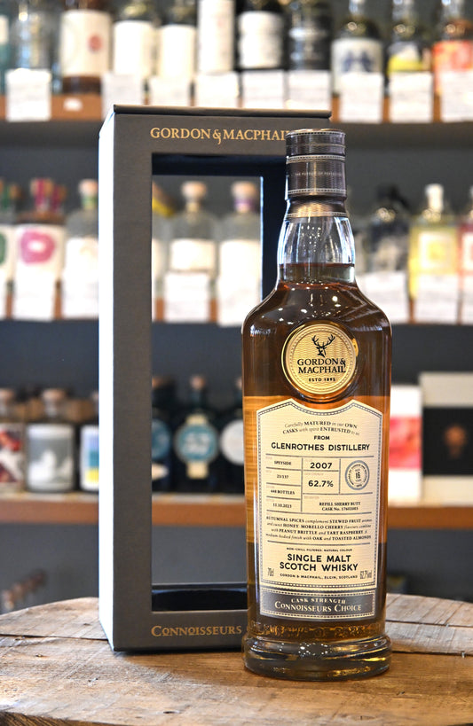 ゴードン＆マクファイル　コニサーズチョイス　カスクストレングス　グレンロセス　2007　16年　Gordon & MacPhail Connoisseurs Choice Cask Strength Glenrothes 2007　700ml