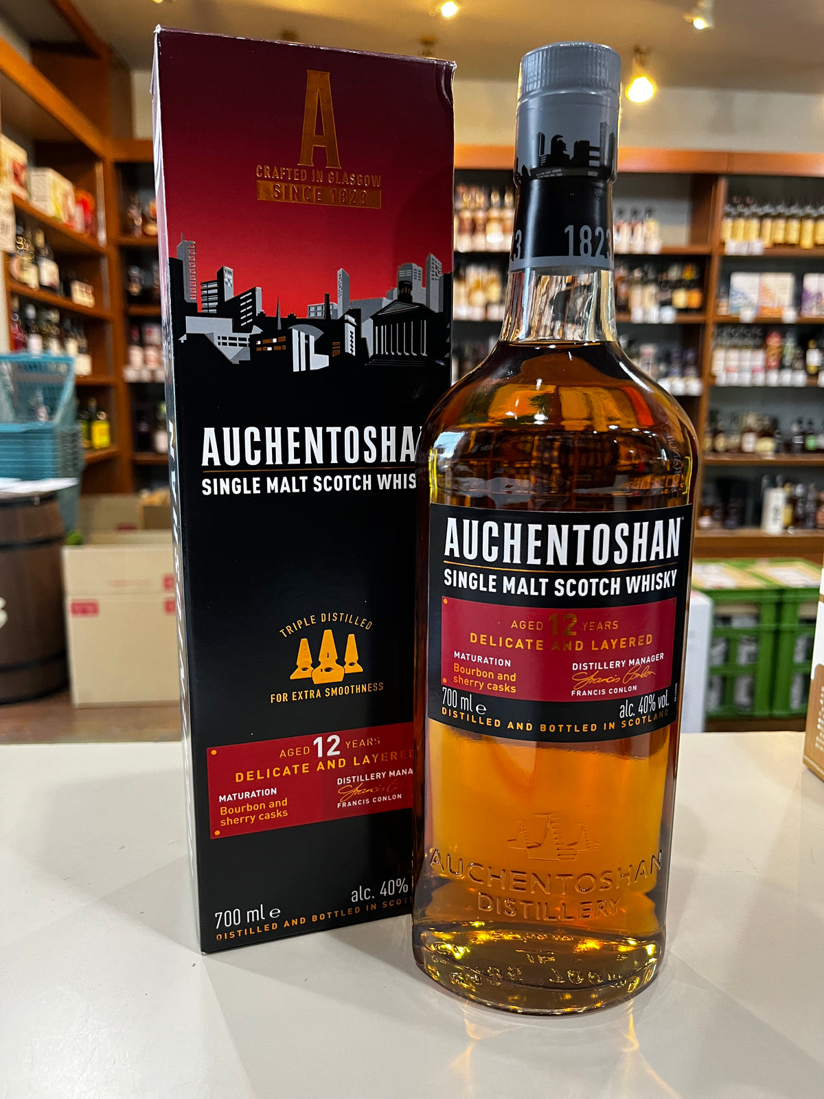 オーヘントッシャン 12年 AUCHENTOSHAN 12YEARS 100ml – 北海道根本商店