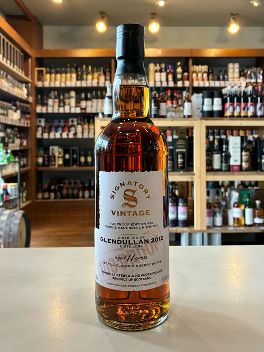 シグナトリー・ヴィンテージ 100プルーフシリーズ　グレンデュラン 2012 11年 57.1% 　SIGNATORY VINTAGE 100PROOF GLENDULLAN 2012 AGED 11 YEARS
