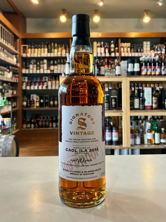 シグナトリー・ヴィンテージ 100プルーフシリーズ　カリラ 2014 10年 57.1% 　SIGNATORY VINTAGE 100PROOF CAOL ILA 2014 AGED 10 YEARS