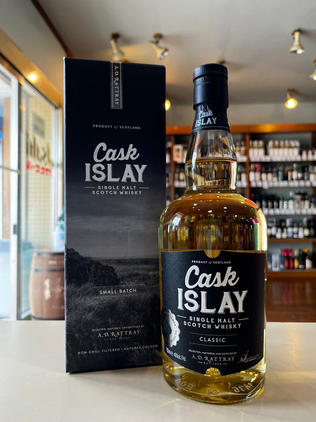 カスク　アイラ　シングルモルト　デュワーラトレ―　Cask ISLAY SINGLE MALT A.D.RATTRAY