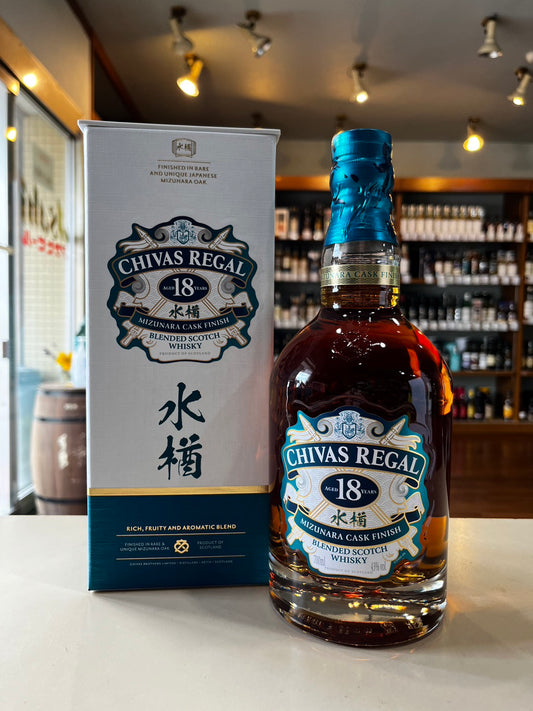 シーバスリーガル 18年 ミズナラ カスク フィニッシュ　CHIVAS REGAL AGED 18 YEARS MIZUNARA CASK FINISH 