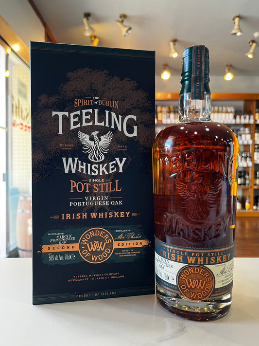 ティーリング　シングルポットスティル　ワンダーオブウッドNO.2　ヴァージンポルトガルオーク樽熟成　TEELING SINGLE POT STILL　WONDER OF WOOD SECOND EDITION VIRGIN PORTUGUESE OAK