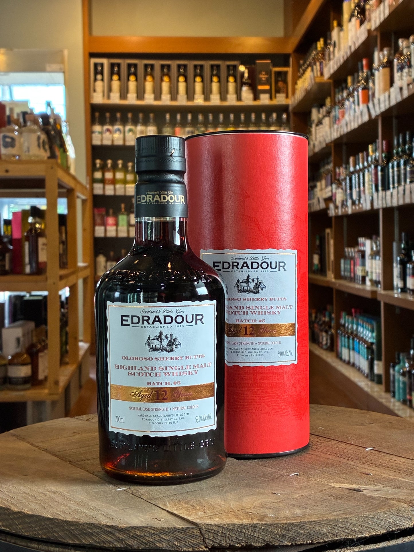 エドラダワー 12年 カスクストレングス オロロソシェリー バッチ5   EDRADUOR 12yo Cask Strength Oloroso Sherry Butts Batch 5