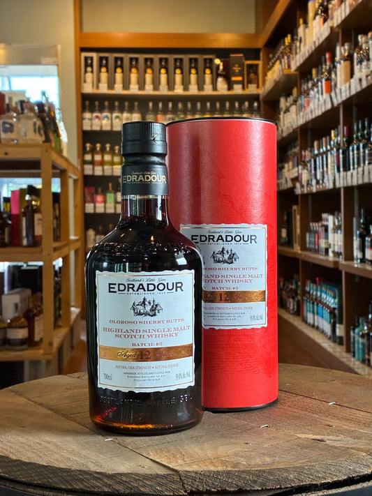 エドラダワー 12年 カスクストレングス オロロソシェリー バッチ5   EDRADUOR 12yo Cask Strength Oloroso Sherry Butts Batch 5