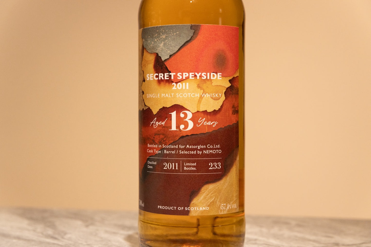 【根本商店プライベートボトル第3弾】シークレットスペイサイド 2011 13年 SECRET SPEYSIDE 2011 Aged 13 Years Selected by NEMOTO