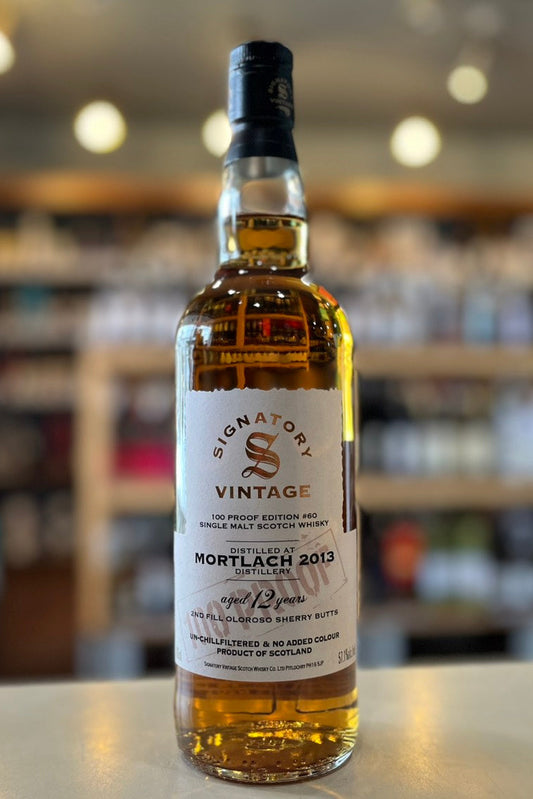 モートラック2013 12年 シグナトリーヴィンテージ　100プルーフ MORTLACH 2013 AGED 12 YEARS  SIGNATORY VINTAGE 100 PROOF #60