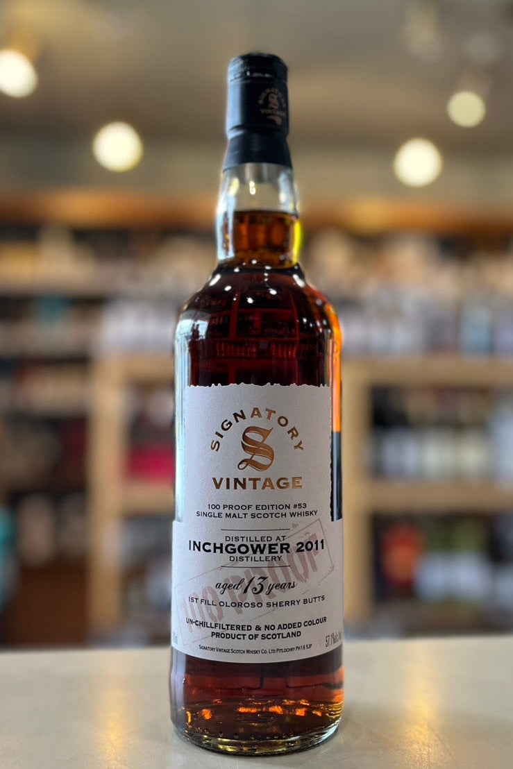 インチガワー2011 13年 シグナトリーヴィンテージ　100プルーフ INCHGOWER 2011 AGED 13 YEARS  SIGNATORY VINTAGE 100 PROOF #53