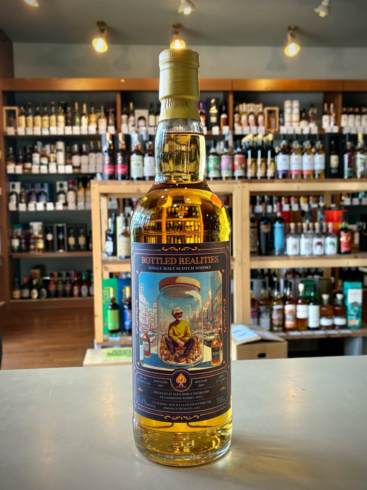 グレンマレイ 2007 17年 CLUB QING BOTTLED REALITIES No.1 GLEN MORAY 2007 17yo