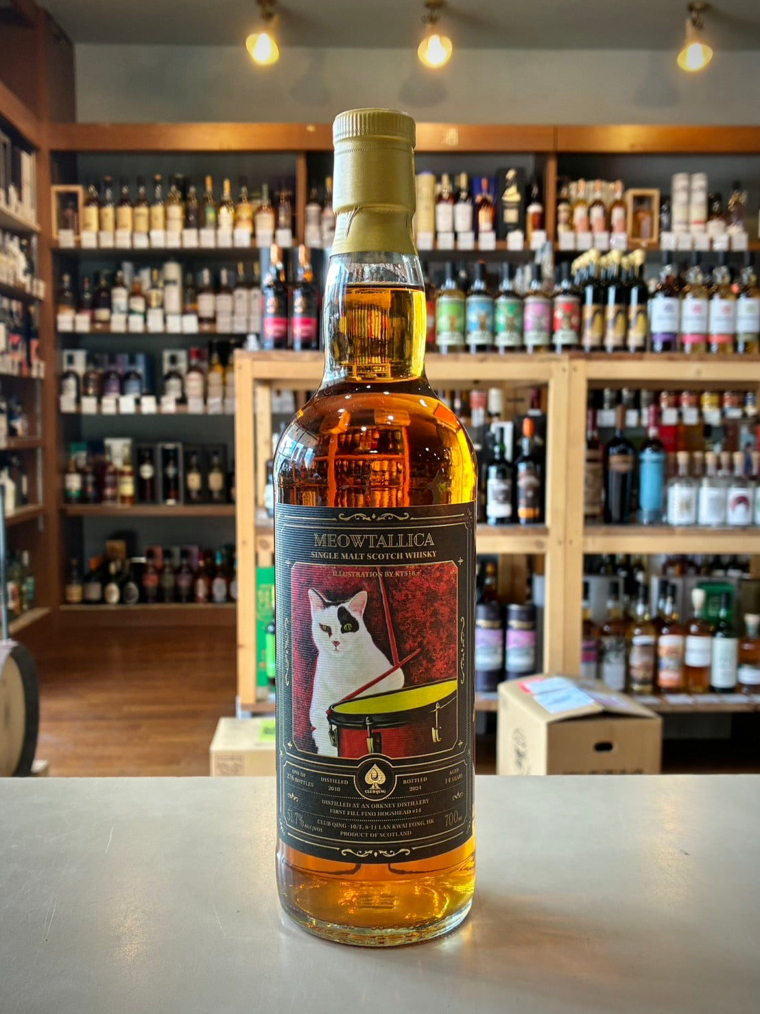 オークニー シングルモルト 2010 14年 CLUB QING MEOWTALLICA Series No.2 ORKNEY SINGLE MALT 2010 14yo