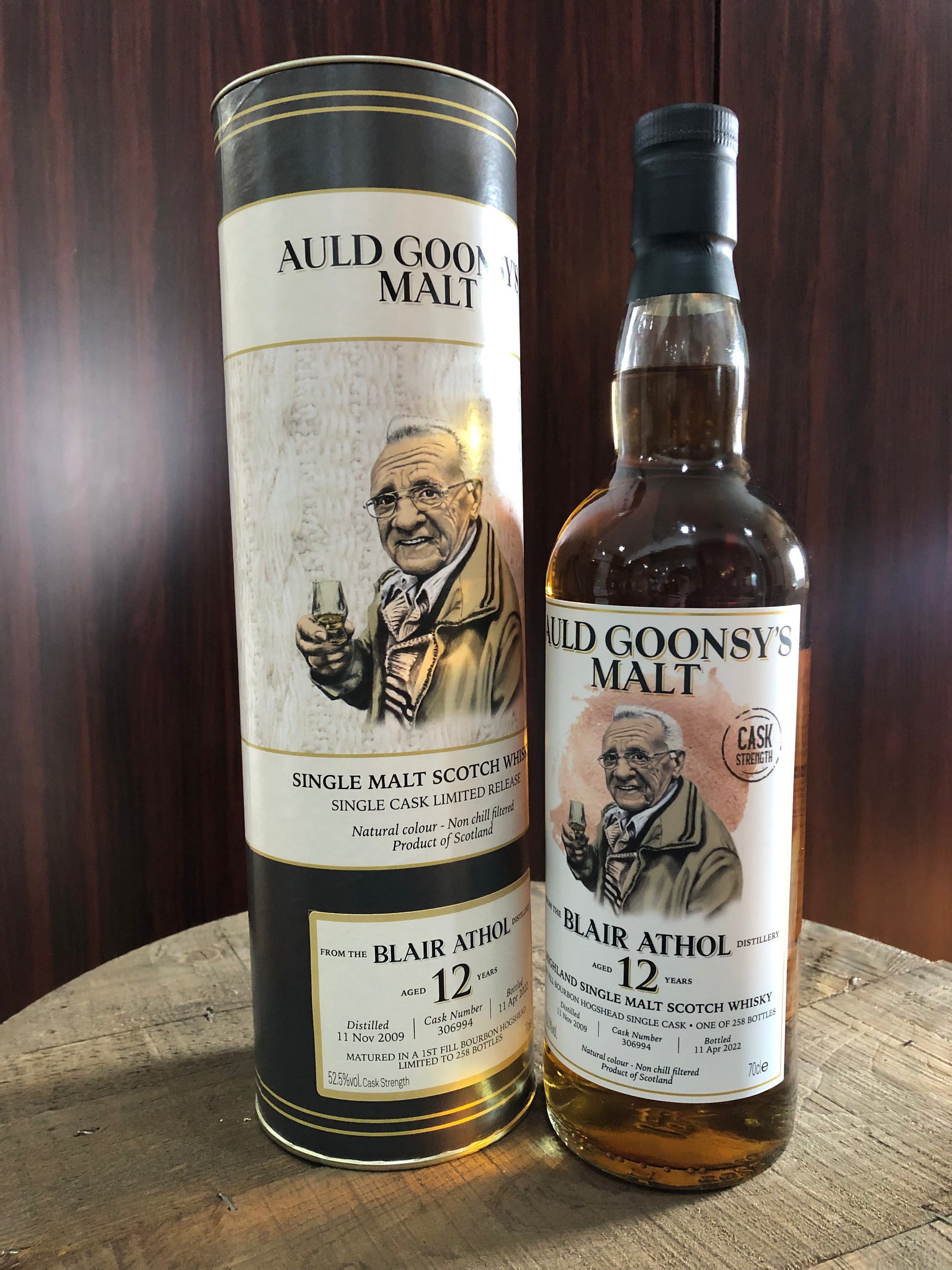 オールドグーンシーズモルト　ブレアソール　12年　AULD GOONSYS MALT　BLAIR ATHOL　12Y