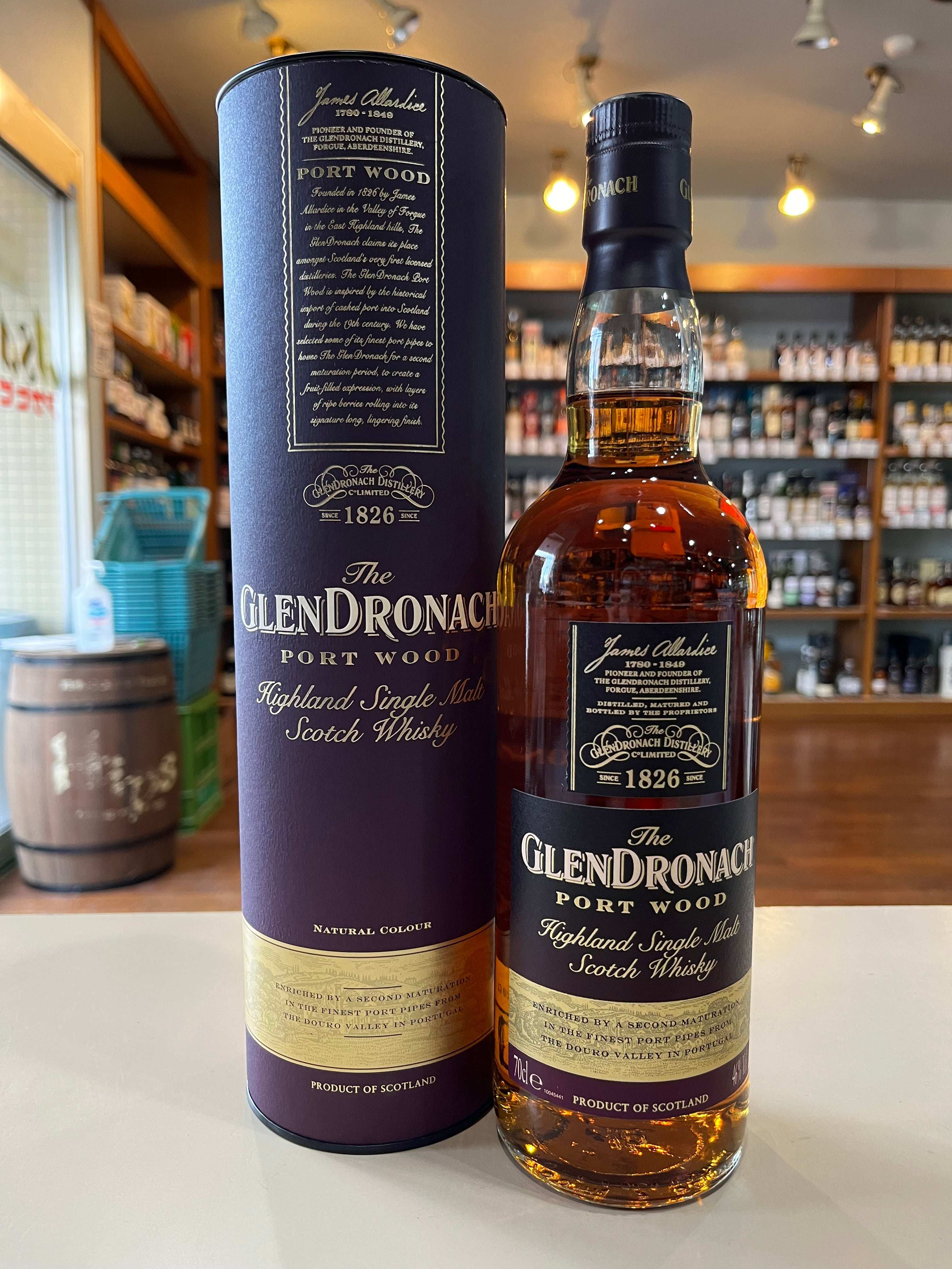 グレンドロナック ポートウッド GLENDRONACH PORT WOOD – 北海道根本商店